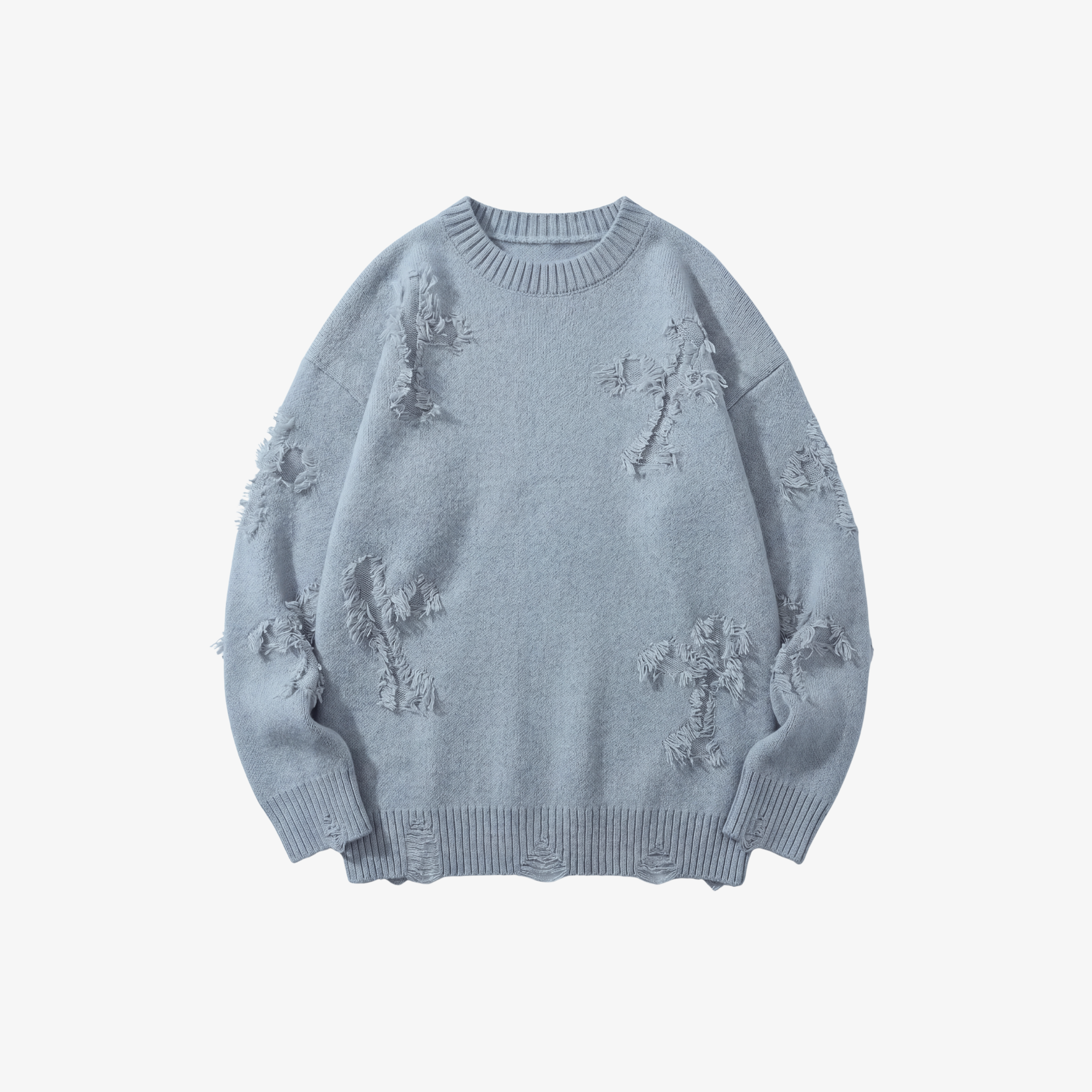 トップス Archive +39masq distressed vneck sweater M | Y2K DISTRESSED SWEATER – ABOVE PUBLIC