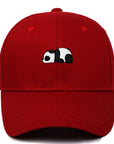 Embroidered Panda Baseball Cap