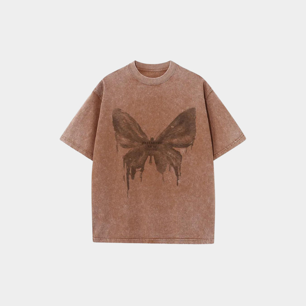 240GSM BUTTERFLY SHADOW T-SHIRT