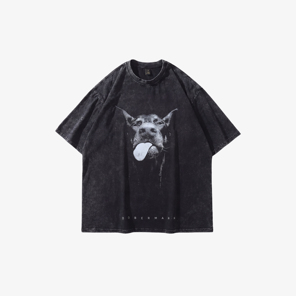 M | 240GSM DOBERMANN WASHED OVERSIZED T-SHIRT