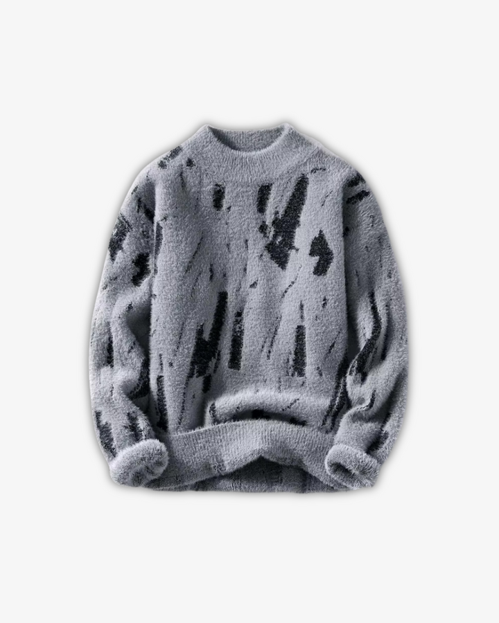 KNITTED ROUND NECK PULLOVER