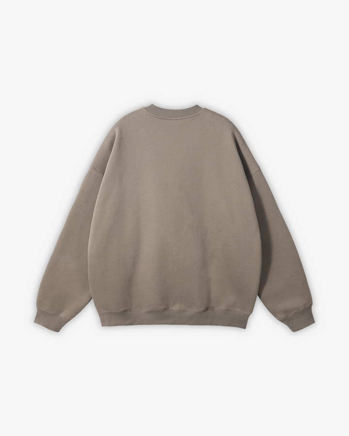400GSM OVERSIZED ROUND NECK SWEATER
