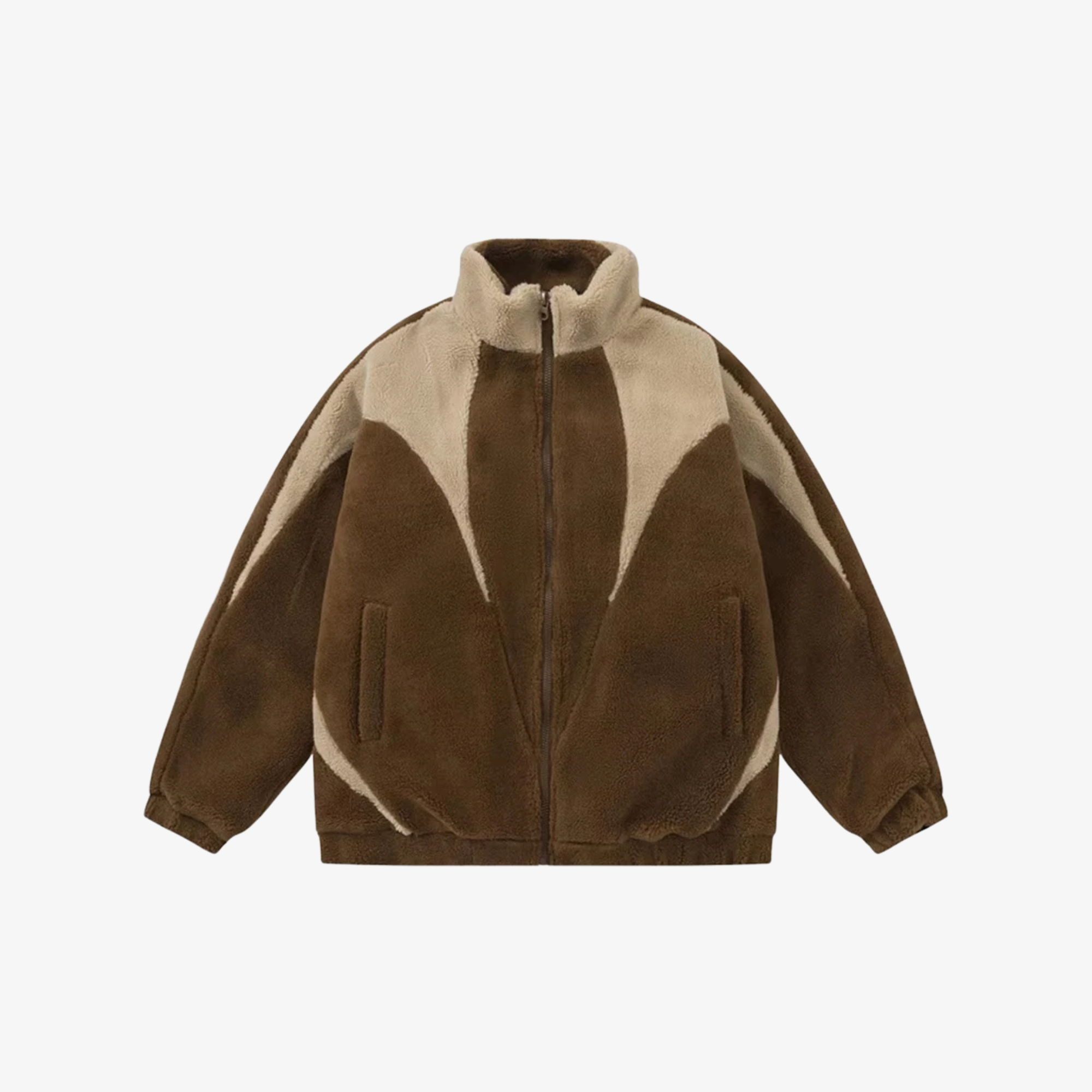 W | DUAL TONE SHERPA JACKET