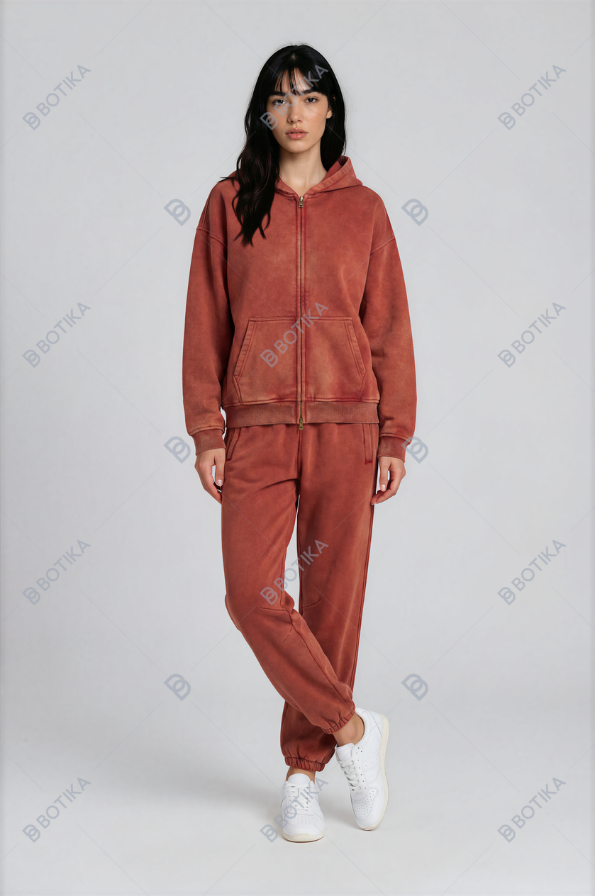 W | 360GSM WASHED TRACKSUIT