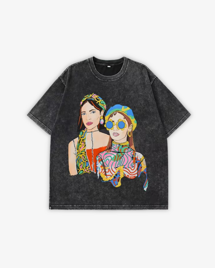 ABOVE ART OVERSIZED COTTON T-SHIRT