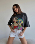 ABOVE ART OVERSIZED COTTON T-SHIRT