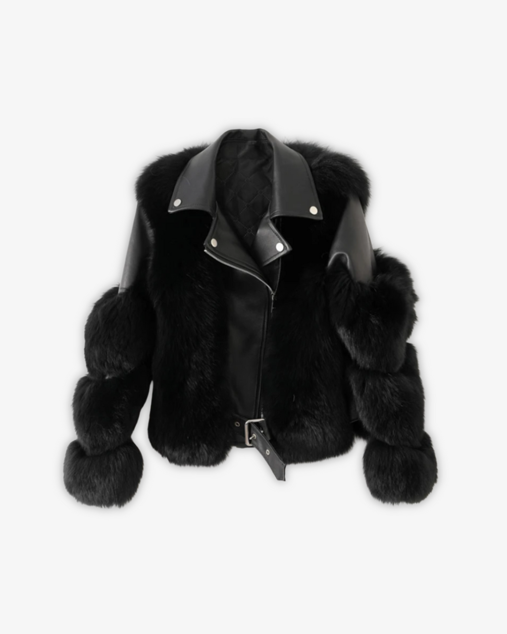 LUXURY LEATHER FUR JACKET