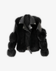 LUXURY LEATHER FUR JACKET