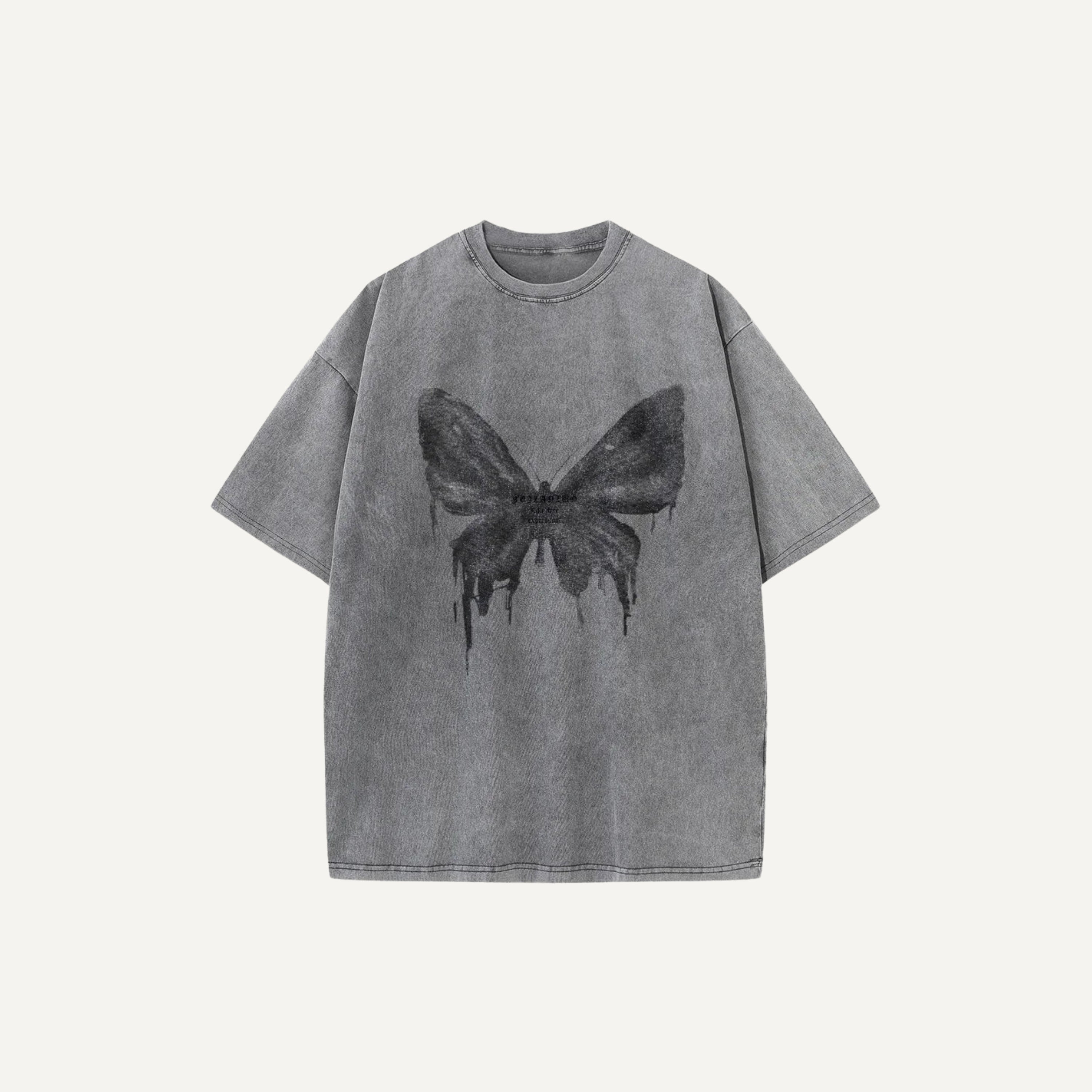 240GSM BUTTERFLY SHADOW T-SHIRT