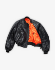 DESIGNER LEATHER BOMBER JACKET