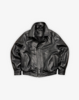 VINTAGE LEATHER BOMBER JACKET