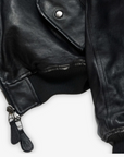 DESIGNER LEATHER BOMBER JACKET