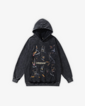 OVERSIZED WASHED DOBERMAN HOODIE