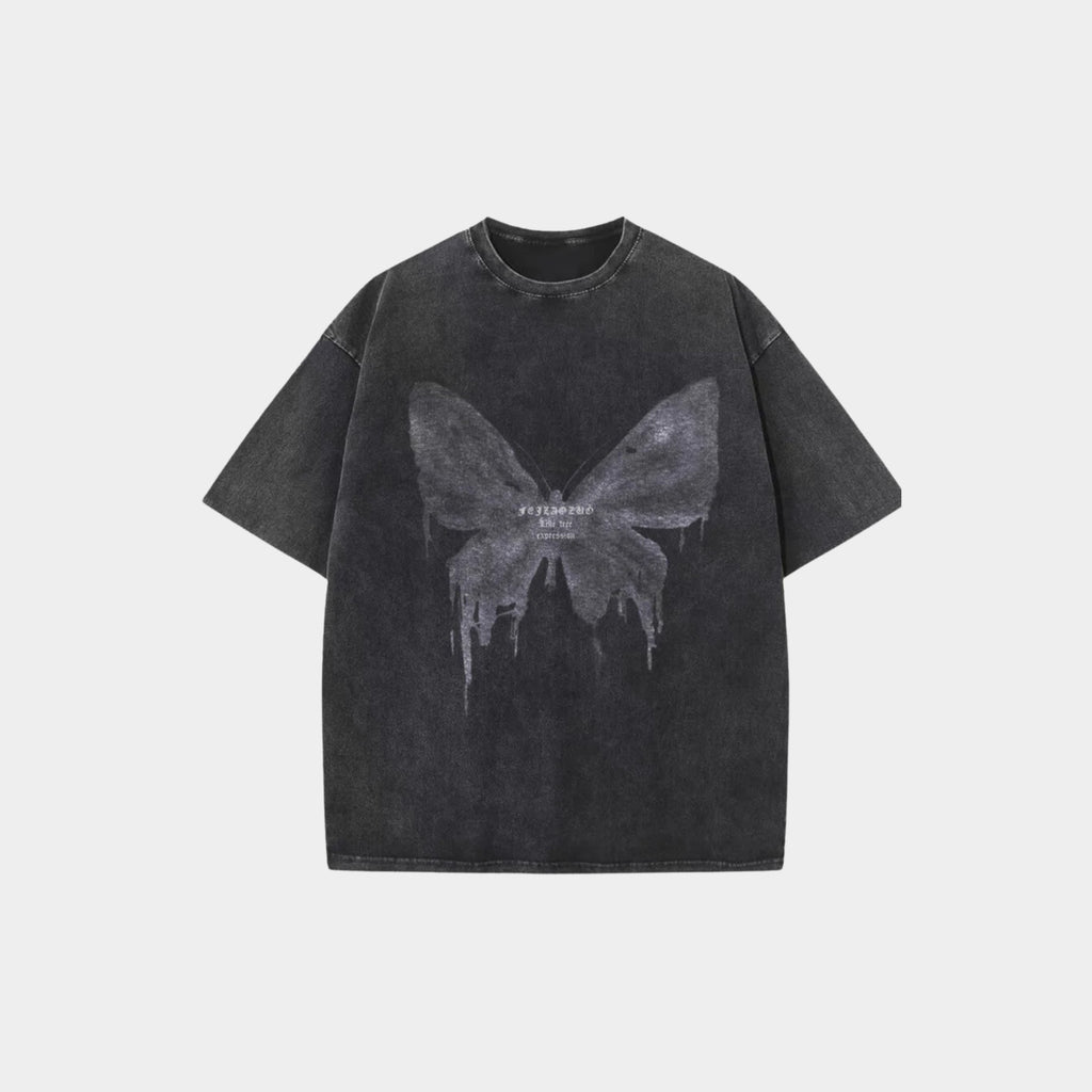 240GSM BUTTERFLY SHADOW T-SHIRT