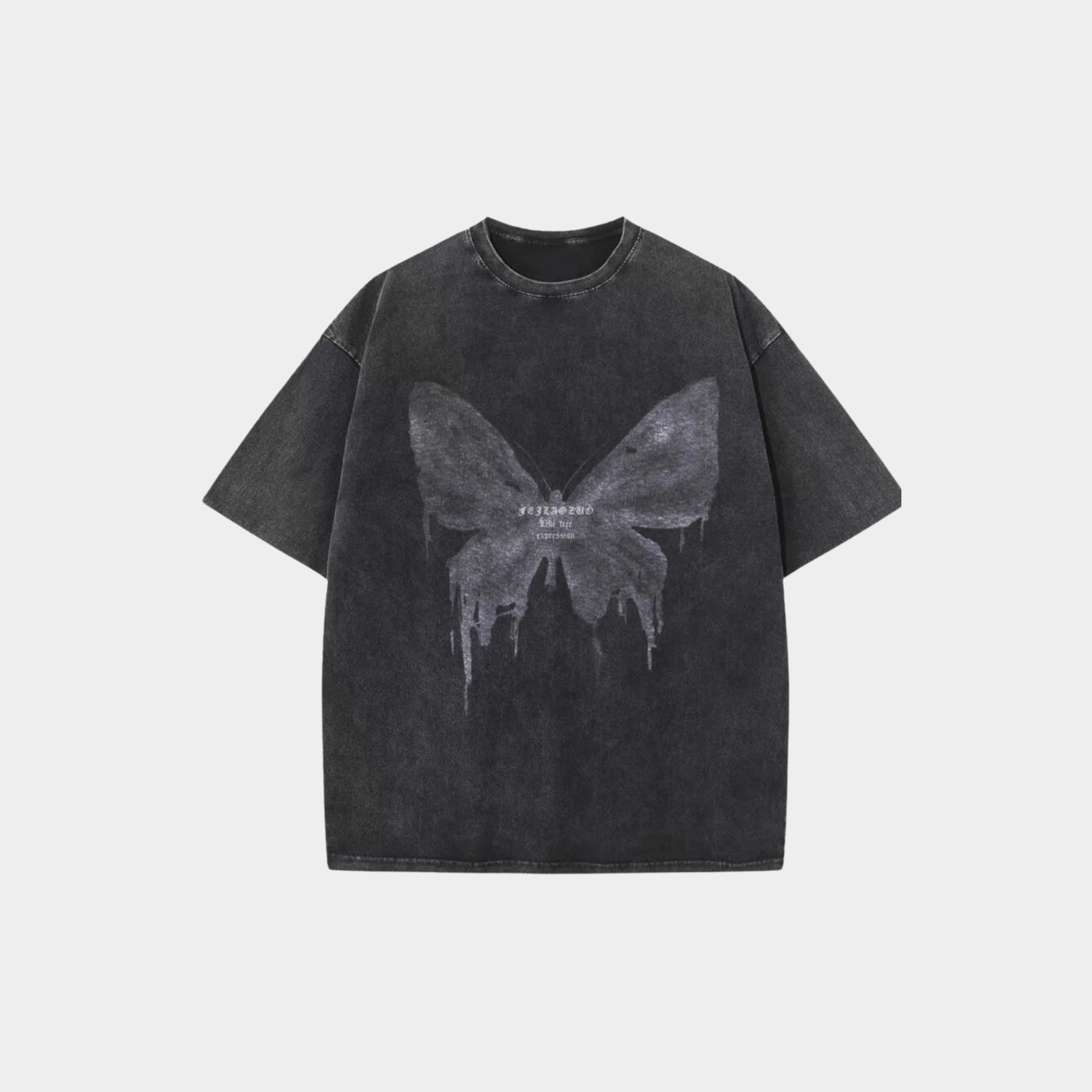 240GSM BUTTERFLY SHADOW T-SHIRT