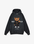 OVERSIZED WASHED BEAR HOODIE