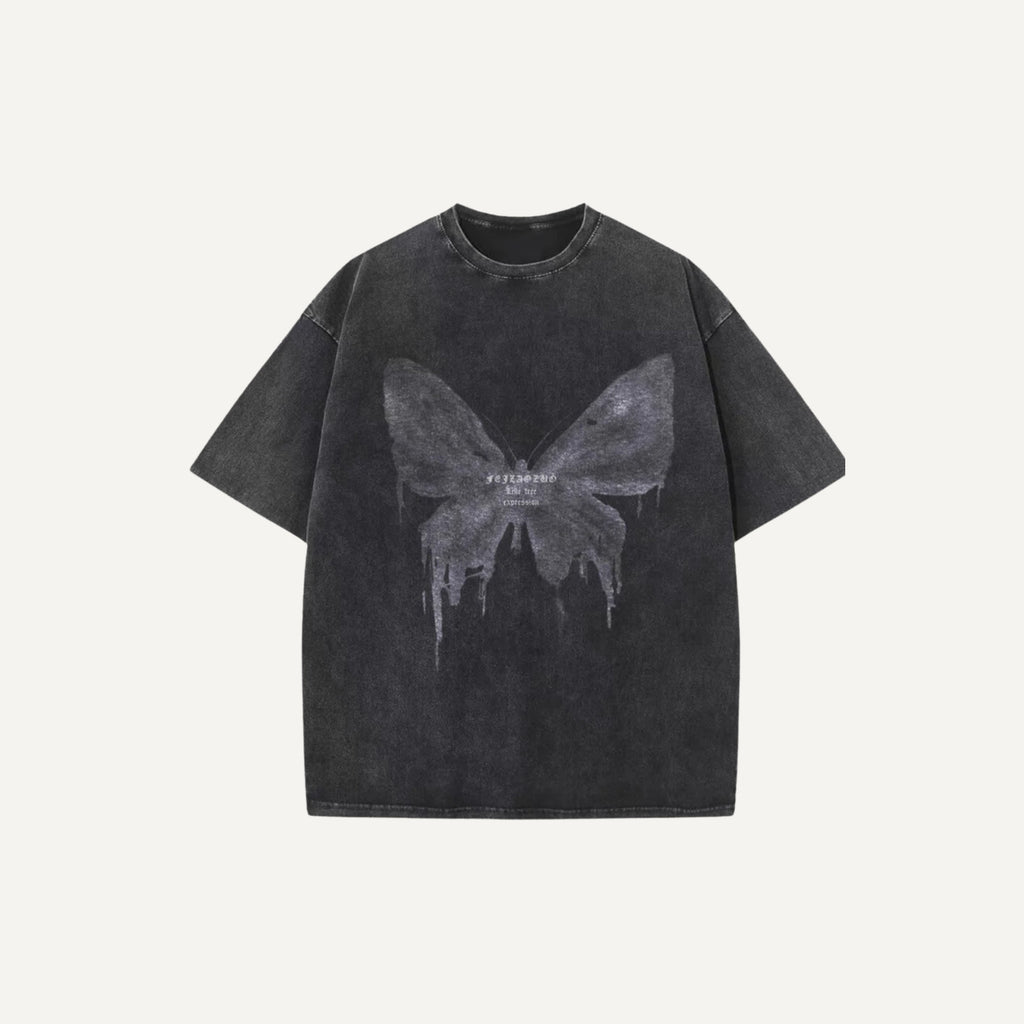 240GSM BUTTERFLY SHADOW T-SHIRT