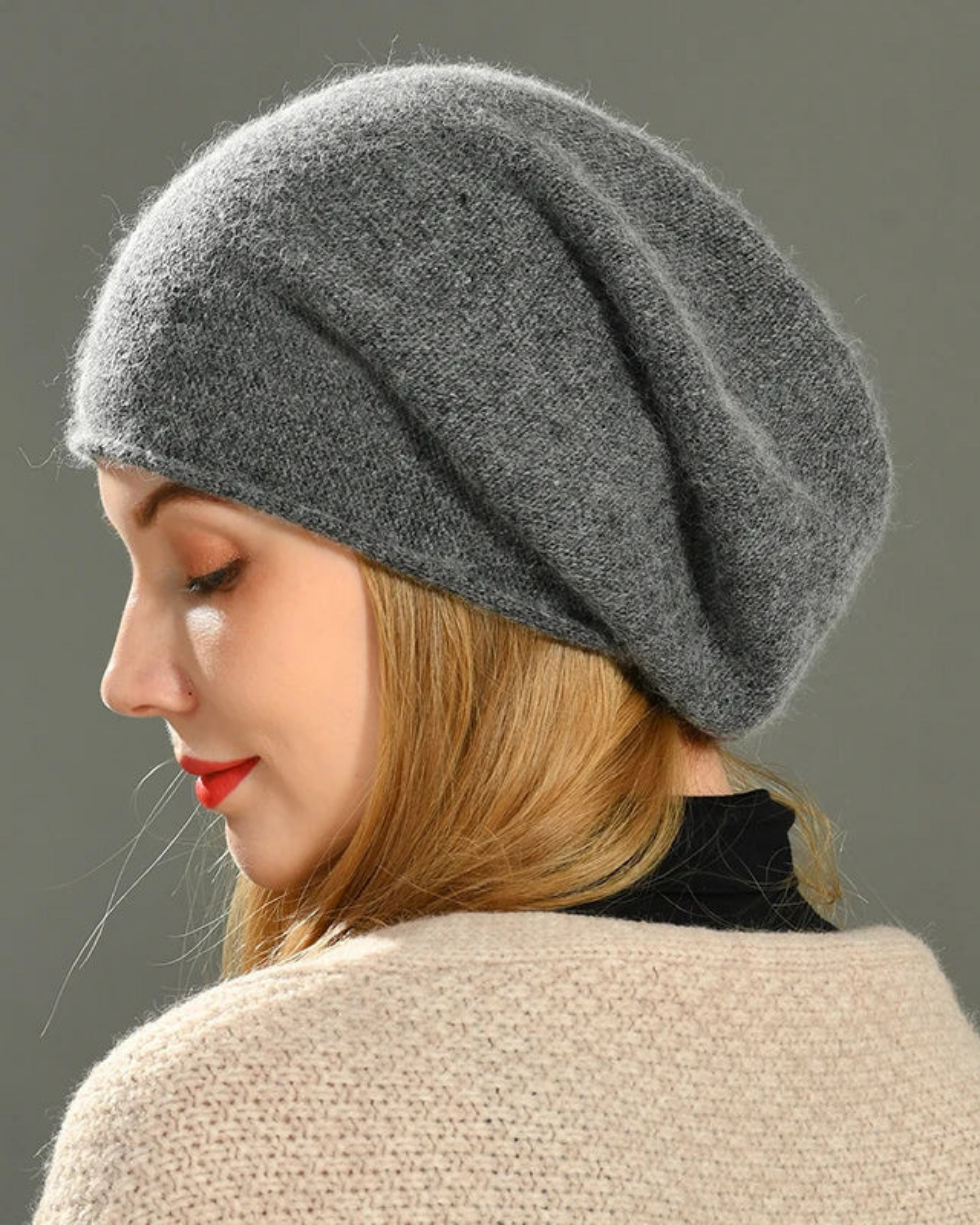 CASHMERE WOOL BEANIE