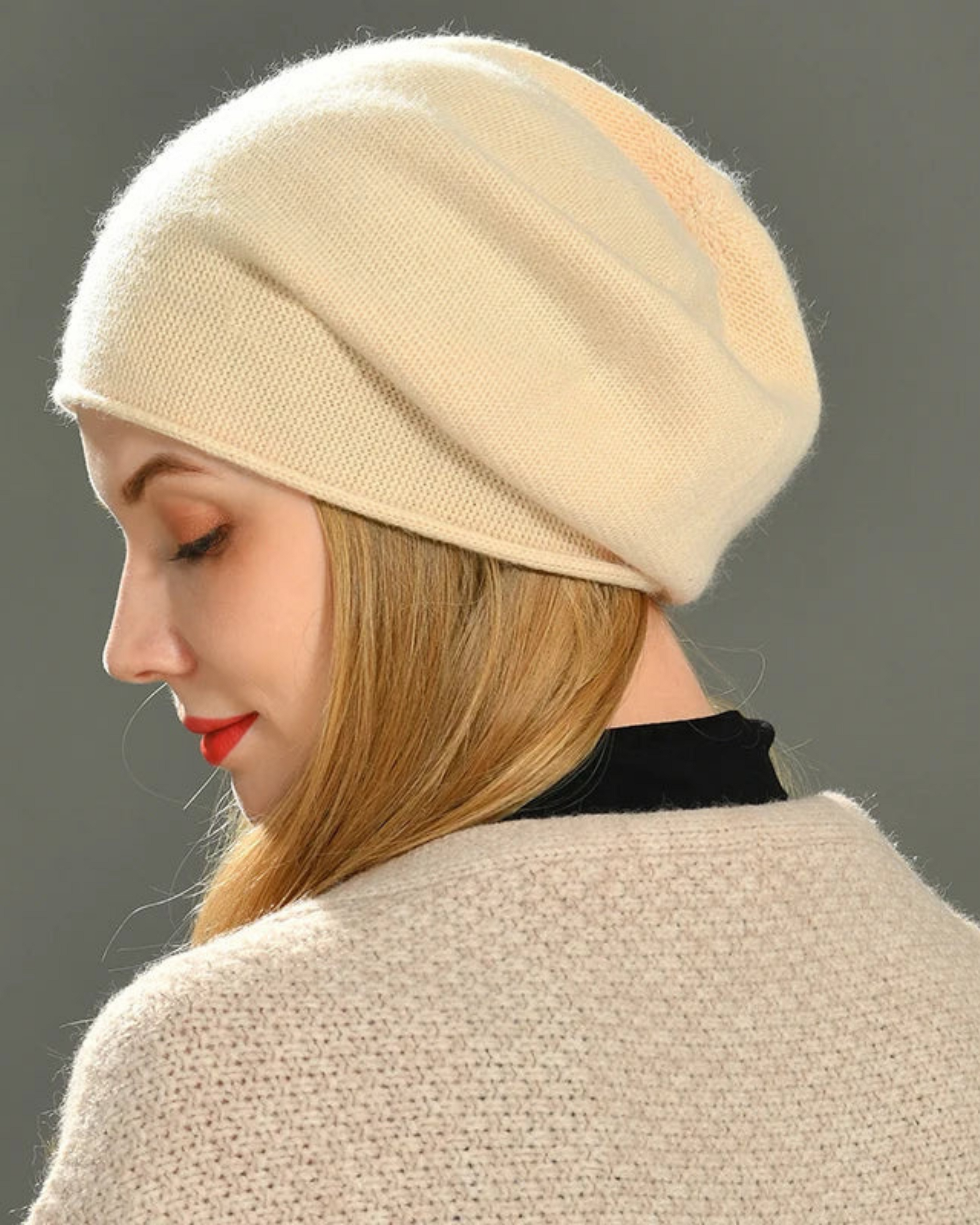 CASHMERE WOOL BEANIE