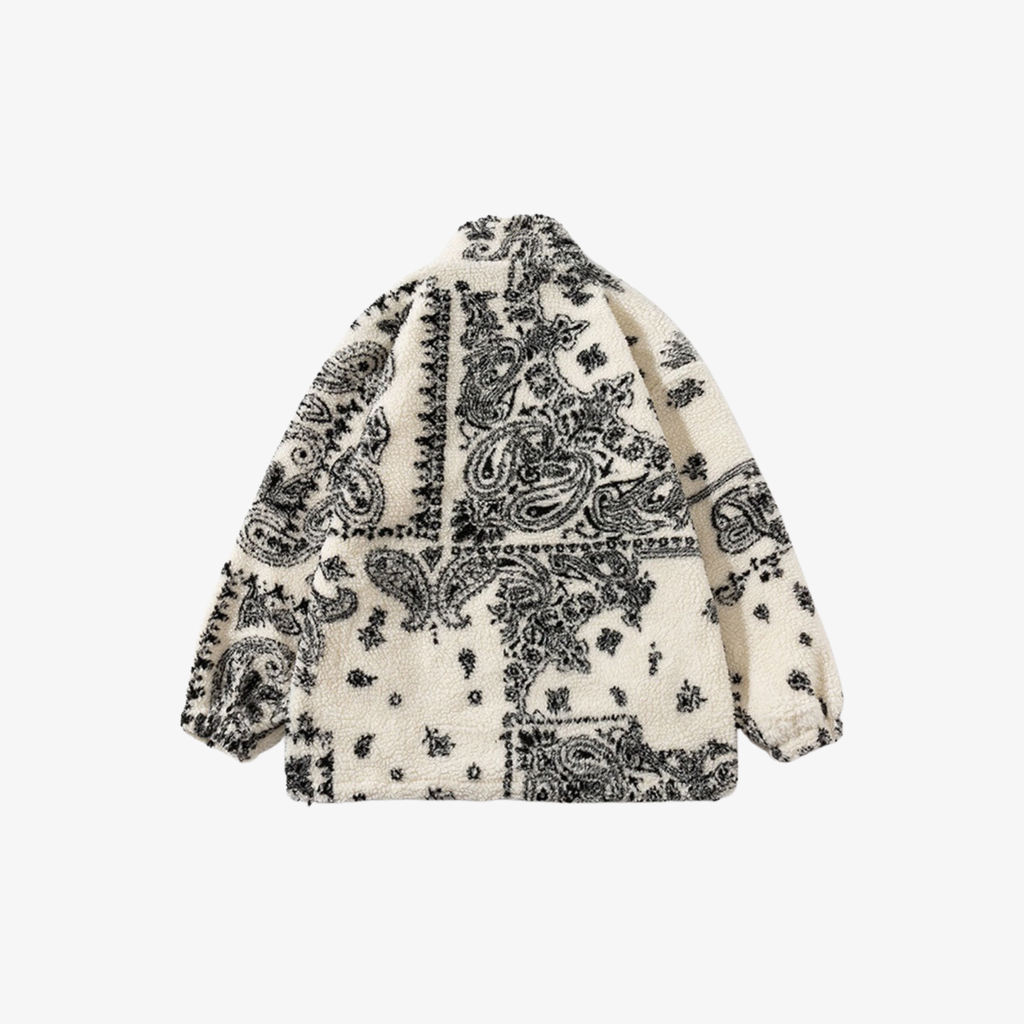 FLEECE FLUFFY JACKET BANDANA
