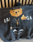 OVERSIZED WASHED BEAR HOODIE