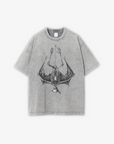 230GSM VINTAGE BAT OVERSIZED WASHED T-SHIRT