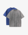 230GSM WASHED T-SHIRTS 2-PACK