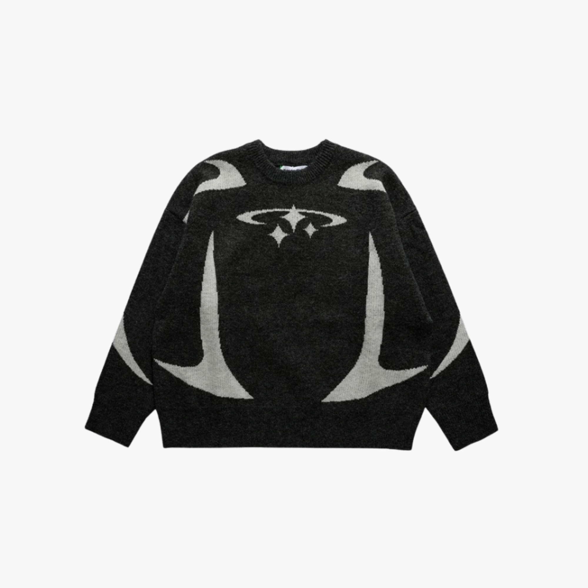 M | GRAPHIC STAR KNIT SWEATER