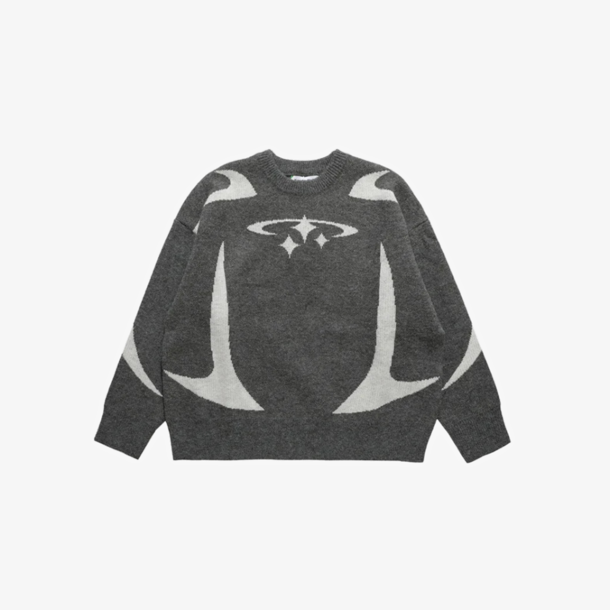 M | GRAPHIC STAR KNIT SWEATER