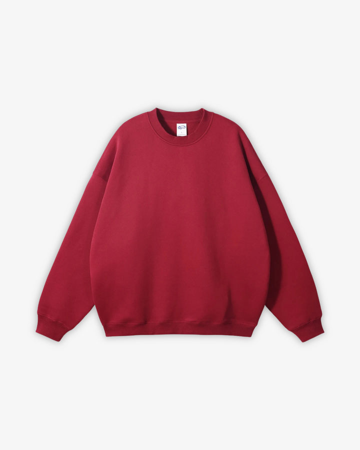400GSM OVERSIZED ROUND NECK SWEATER