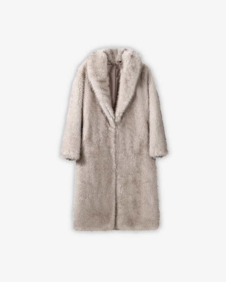 FAUX FUR LONG COAT