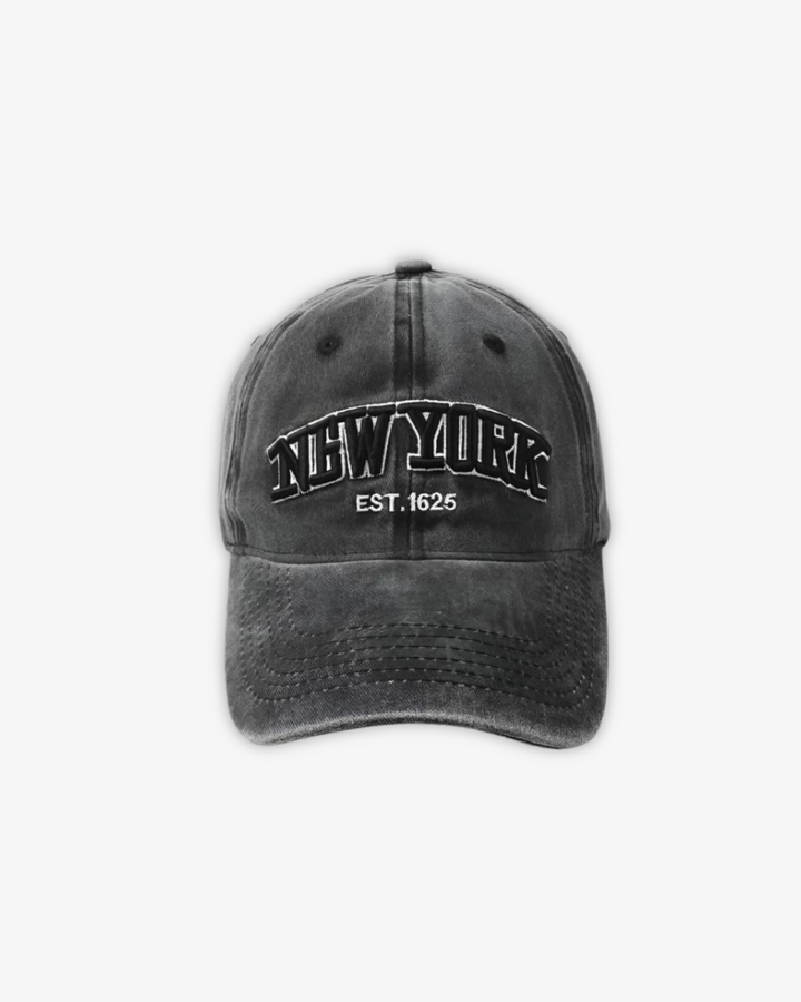 WASHED NEW YORK HAT