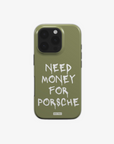 'NMFP' VINTAGE GREEN PHONE CASE