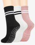 ABOVEPUBLIC™ Non-Slip Pilates Socks 3-Pack