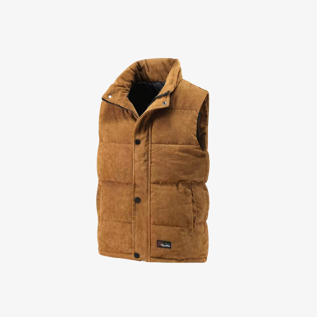 M | CORDUROY PADDED VEST