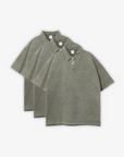 HEAVY RETRO POLO SHIRT 3-PACK