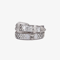 RHINESTONE SKULL BELT