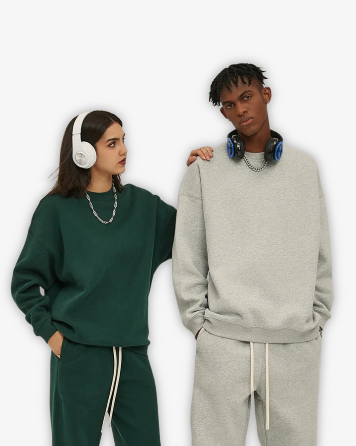 400GSM OVERSIZED ROUND NECK SWEATER
