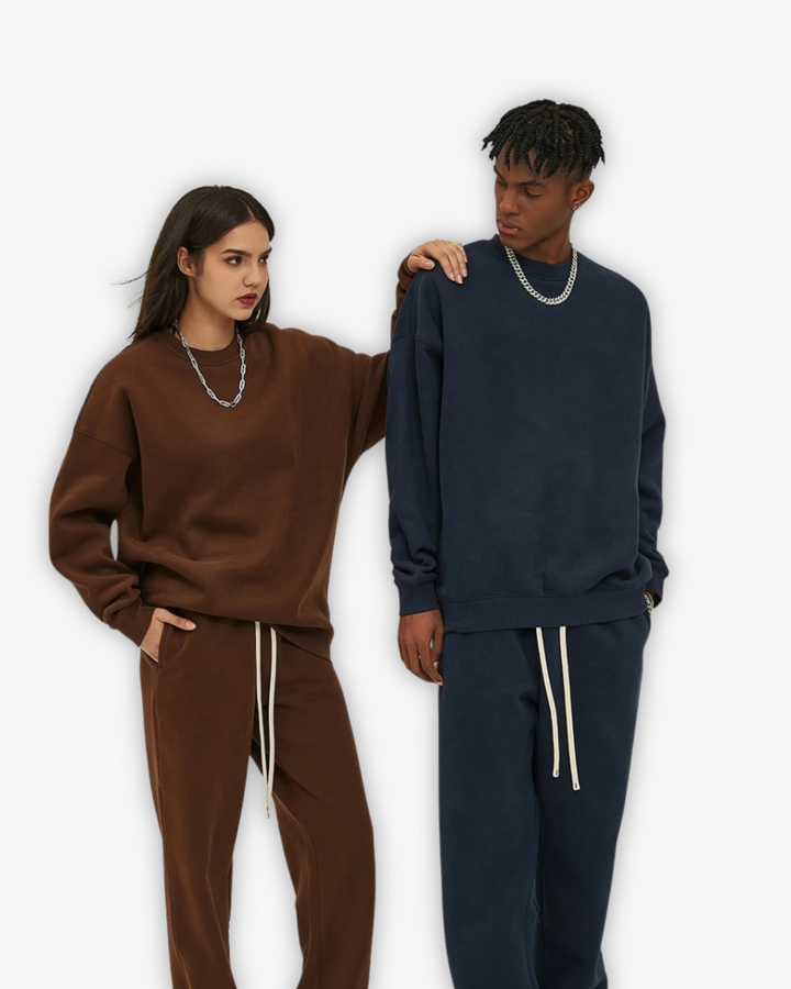400GSM OVERSIZED ROUND NECK SWEATER