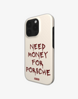 'NMFP' CREAM PHONE CASE