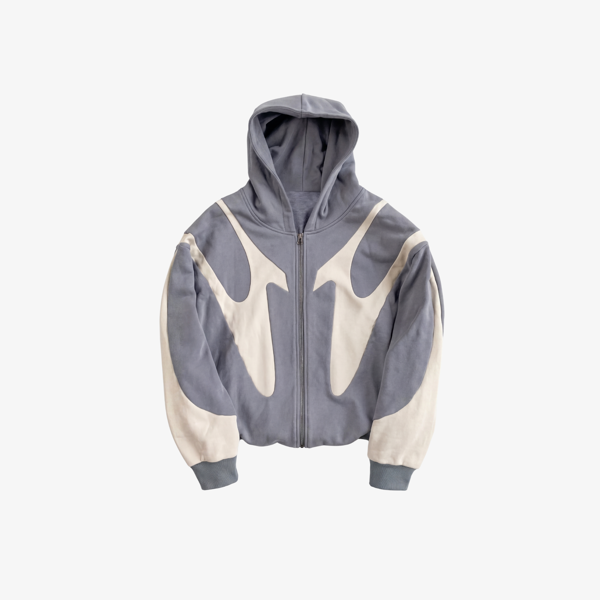M | Y2K CONTRAST ZIP HOODIE