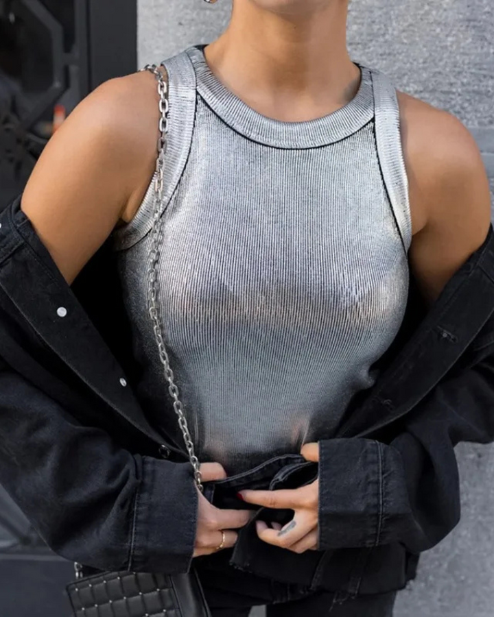 SHINY TANK TOP