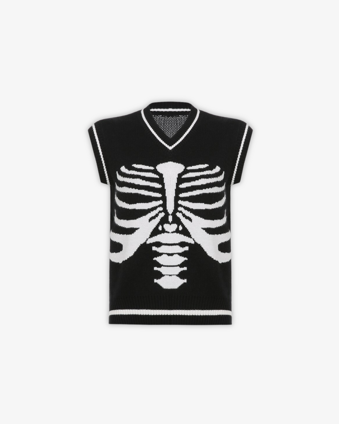 SKULL KNITTED VEST