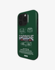 'PERFECTION' BRITISH RACING GREEN PHONE CASE