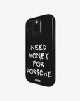 'NMFP' JET BLACK PHONE CASE