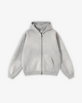 360GSM LOOSE FIT WASHED ZIP UP HOODIE