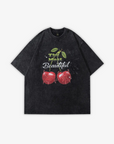 240GSM 'BEAUTIFUL CHERRIES' WASHED TEE