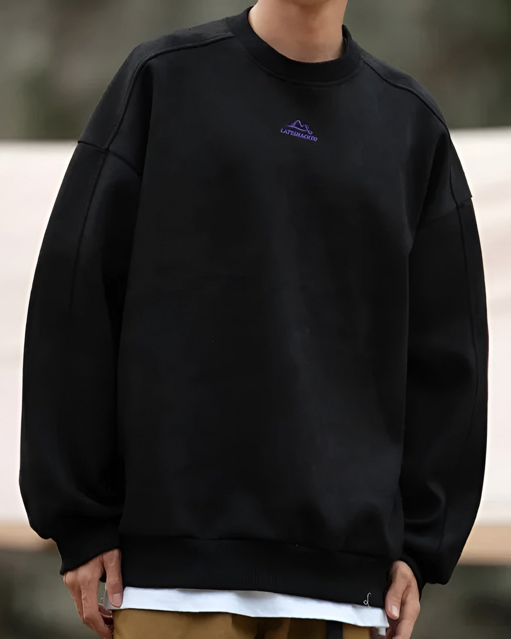 390GSM SUEDE PULLOVER