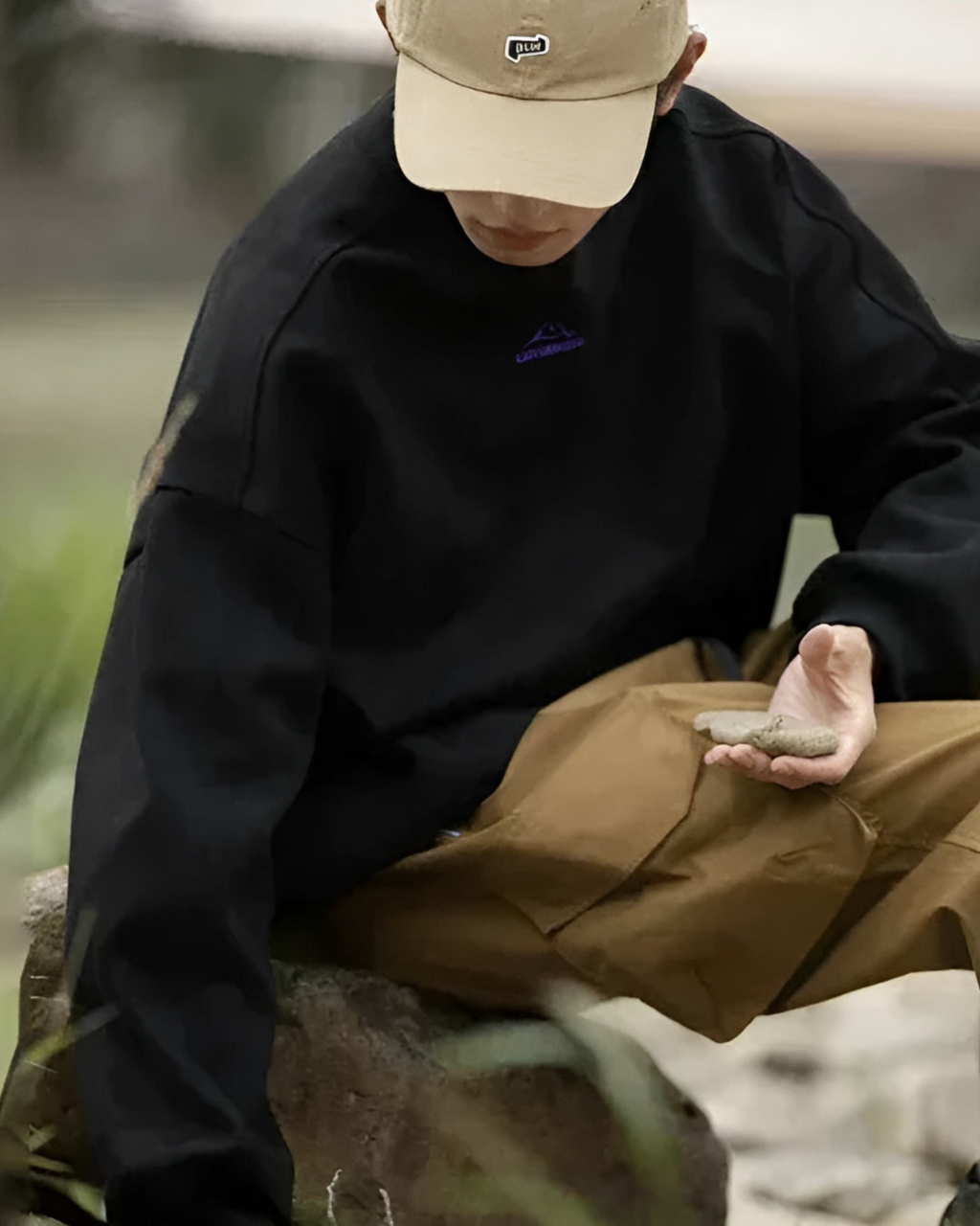 390GSM SUEDE PULLOVER