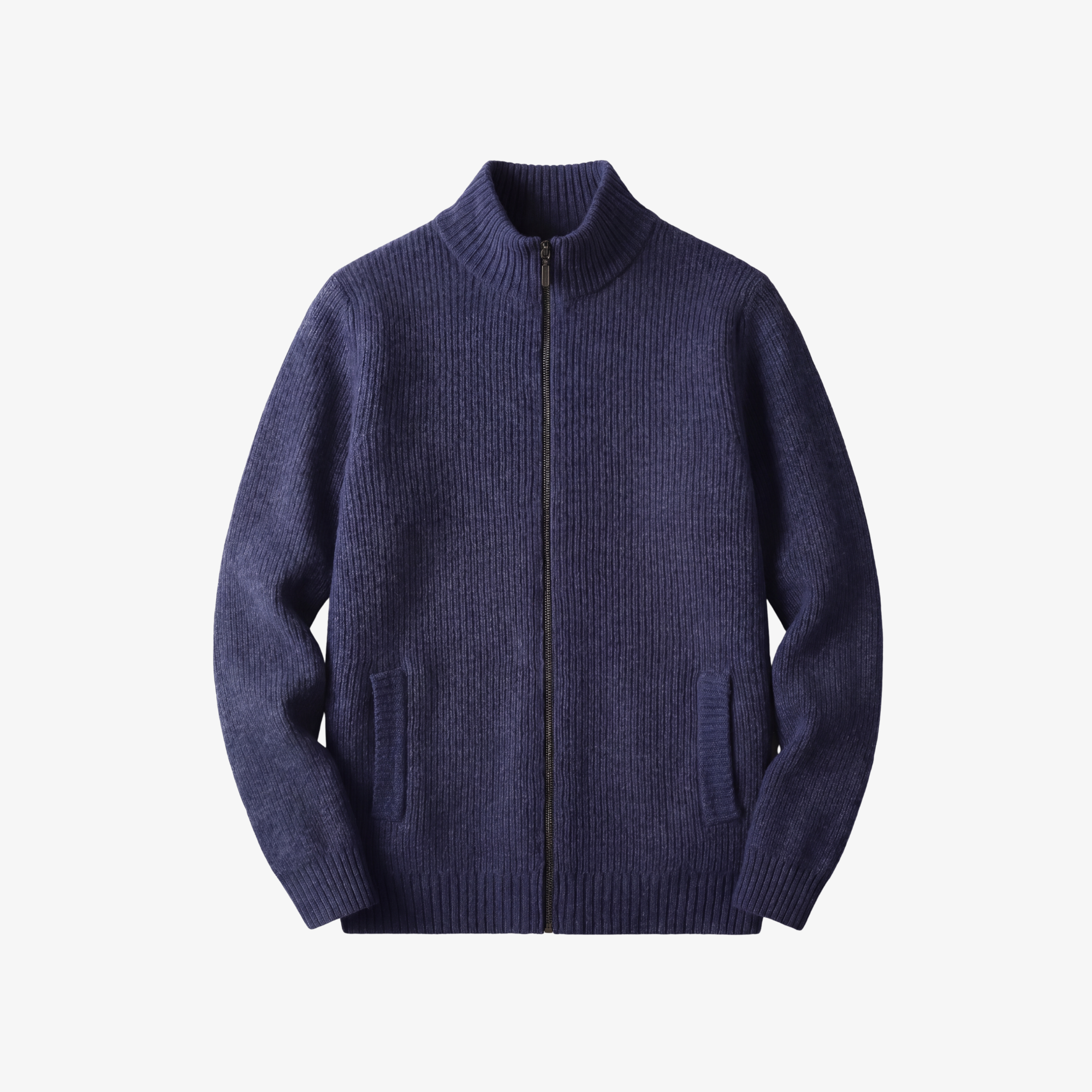 EVERYDAY WOOL ZIP KNIT
